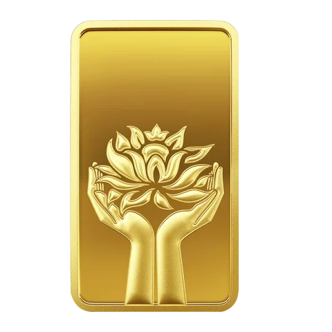 MMTC-PAMP 100g Lotus Gold Bar