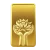 MMTC-PAMP 100g Lotus Gold Bar
