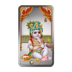 (999.9+) Purest 50 g Laddoo Gopal Silver Bar