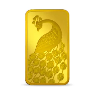 24K (999.9+) Purest Peacock Gold Bar