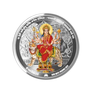 (999.9+) Purest 50 g Vaishno Devi Silver Coin