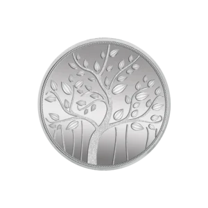 (999.9+) Purest 5 gm Banyan Tree Silver Coin