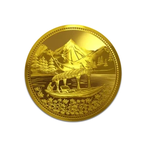 24K (999.9+) Purest 5 g Heaven on Earth Gold Coin
